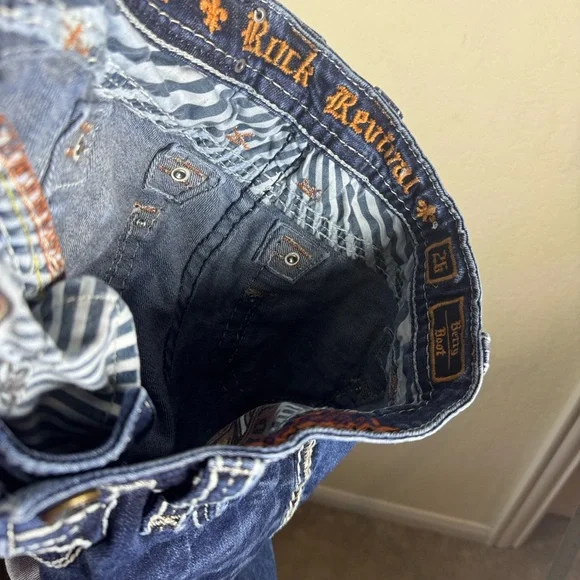 Rock Revival Betty boot Women's Dark Blue Boot Cut Jeans - Picture 16 of 16